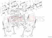 DUCATI 2012 Superbike 848 EVO Corse SE VERTICAL CYLINDER HEAD » VALVE DRIVE