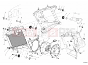 DUCATI 2012 Diavel RADIATOR, WATER,RH » COOLING SYSTEM