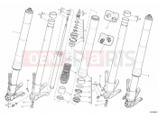 DUCATI 2012 Diavel Carbon FRONT FORK » FRONT SUSPENSION
