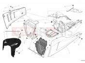 DUCATI 2012 Diavel Carbon FRONT MUDGUARD » PLASTICS