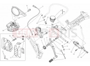DUCATI 2012 Diavel Carbon BRA REAR BRAKE SYSTEM » BRAKING SYSTEM