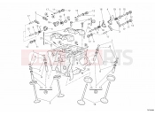 DUCATI 2011 Superbike 1198 VERTICAL CYLINDER HEAD » VALVE DRIVE