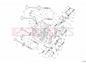 DUCATI 2011 Superbike 1198 SP HORIZONTAL CYLINDER HEAD » VALVE DRIVE