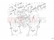 DUCATI 2011 Superbike 1198 SP VERTICAL CYLINDER HEAD » VALVE DRIVE
