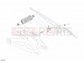 DUCATI 2011 Monster 696 REAR SHOCK ABSORBER » SWING ARM