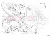 DUCATI 2011 Monster 696 EXHAUST SYSTEM » EXHAUST SYSTEM
