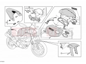 DUCATI 2011 Monster 696 MONSTER ART FAIRING » PLASTICS