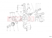 DUCATI 2011 Hypermotard 796 CRANKSHAFT » ENGINE CASE