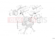 DUCATI 2011 Hypermotard 796 VERTICAL CYLINDER HEAD » VALVE DRIVE