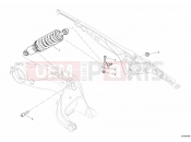 DUCATI 2011 Monster 796 ABS REAR SHOCK ABSORBER » SWING ARM
