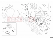 DUCATI 2011 Monster 796 ABS REAR BRAKE SYSTEM » BRAKING SYSTEM