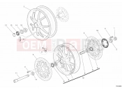 DUCATI 2010 Monster 1100 ABS WHEELS » FRONT WHEEL