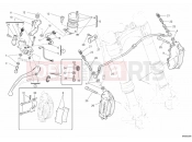 DUCATI 2010 Monster 1100 ABS FRONT BRAKE SYSTEM » BRAKING SYSTEM