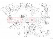 DUCATI 2010 Hypermotard 1100 EVO SP EXHAUST SYSTEM » EXHAUST SYSTEM