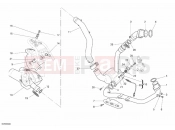 DUCATI 2010 Multistrada 1100 S EXHAUST SYSTEM » EXHAUST SYSTEM