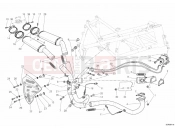 DUCATI 2010 Superbike 1198 R EXHAUST SYSTEM » EXHAUST SYSTEM