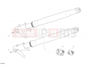 DUCATI 2010 Superbike 1198 S Corse FRONT FORK » FRONT SUSPENSION