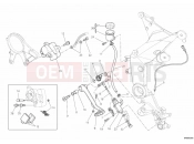 DUCATI Multistrada 1200 S ABS REAR BRAKING SYSTEM » BRAKING SYSTEM