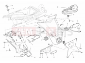DUCATI Multistrada 1200 S ABS NUMBER PLATE HOLDER - TAIL LIGHT » LIGHTING SYSTEM