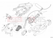 DUCATI 2010 Multistrada 1200 S Touring REAR SHOCK ABSORBER » SWING ARM