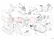 DUCATI 2010 Multistrada 1200 S Touring EXHAUST SYSTEM » EXHAUST SYSTEM