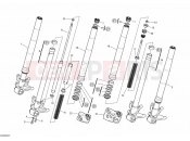 DUCATI 2010 Monster 696 FRONT FORK » FRONT SUSPENSION