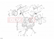 DUCATI 2010 Monster 696 VERTICAL CYLINDER HEAD » VALVE DRIVE