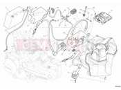 DUCATI 2010 Monster 696 ABS BATTERY » WIRING HARNESS