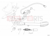 DUCATI 2010 Monster 696 ABS SIDE STAND » ACCESSORIES