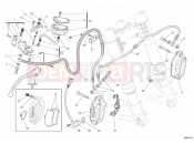 DUCATI 2010 Streetfighter S FRONT BRAKE SYSTEM » BRAKING SYSTEM