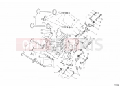 DUCATI 2009 Superbike 1098 R Bayliss HORIZONTAL CYLINDER HEAD » VALVE DRIVE