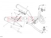 DUCATI 2009 Sportclassic GT1000 EXHAUST SYSTEM » EXHAUST SYSTEM