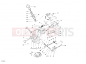 DUCATI 2009 Sportclassic GT1000 HORIZONTAL CYLINDER HEAD » VALVE DRIVE