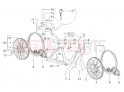 PIAGGIO Albatros Fr. wheel-Re. wheel-Electics-electronics components