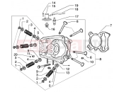 hengerfej - szelep - Piaggio Beverly 125