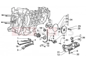 PIAGGIO Pump group-oil pan