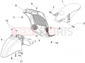 kerékdob - sárvédő - Piaggio Beverly 125 2005