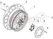 PIAGGIO Beverly 125 hátsó kerék