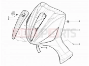 PIAGGIO Beverly 125 RST 4T 4V ie Front shield
