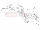 PIAGGIO Beverly 125 RST 4T 4V ie Rear headlamps - Turn signal lamps