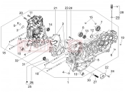 Crankcase - Piaggio Beverly 125 Sport 2008