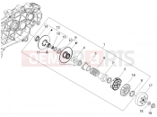 Driven pulley - Piaggio Beverly 125 Sport 2008