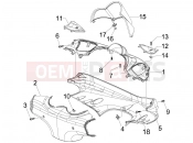 Handlebars coverages - Piaggio Beverly 125 Sport 2008