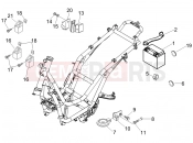 Remote control switches - Battery - Horn - Piaggio Beverly 125 Sport 2008
