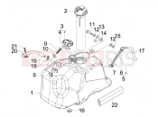 Benzin tank - Piaggio Beverly 125 Tourer 2010