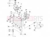Cooling system - Piaggio BEVERLY 250 ie SPORT 2008