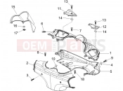 Handlebars coverages - Piaggio BEVERLY 250 ie SPORT 2008