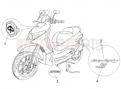 Plates - Emblems - Piaggio BEVERLY 250 ie SPORT 2008