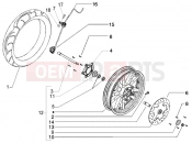 PIAGGIO Beverly 250 RST Front wheel