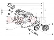 PIAGGIO Beverly 250 RST Rear wheel shaft